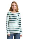 mint green beige stripe