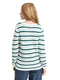 mint green beige stripe