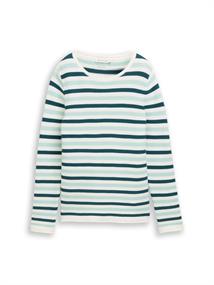 mint green beige stripe