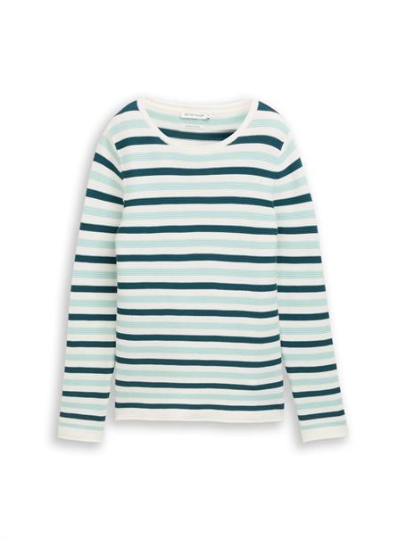 mint green beige stripe