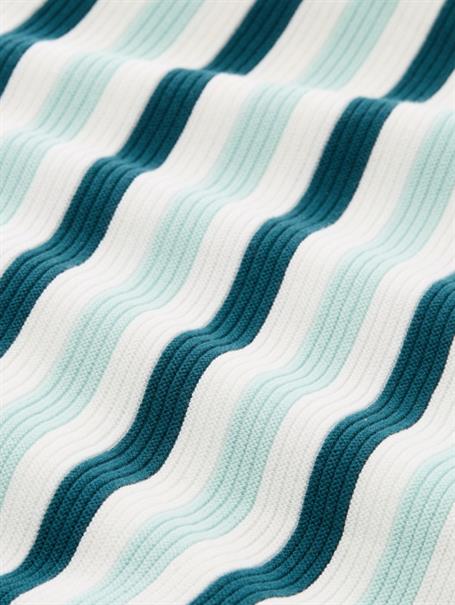 mint green beige stripe