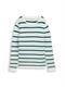 mint green beige stripe