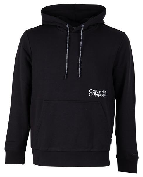 MIRRORED LOGO HOODIE schwarz