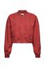Mit Leinen: Jacke im Bomber-Style terracotta