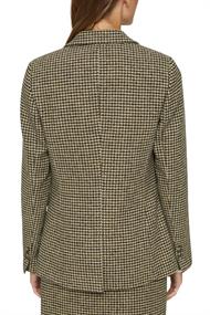 Mit Wolle: Blazer mit Hahnentritt-Muster dark khaki