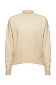 Mit Wolle: Pullover mit Inside-Out-Nähten beige 5