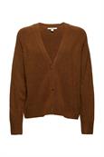 Mit Wolle: V-Neck Cardigan toffee 5