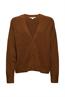 Mit Wolle: V-Neck Cardigan toffee 5