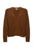 Mit Wolle: V-Neck Cardigan toffee 5