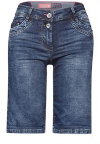 Mittelblaue Jeans Shorts mid blue used wash