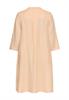 Mittellanges Kleid mit Rückenfalte apricot