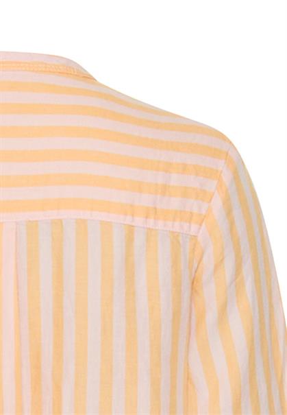 Mittellanges Kleid mit Rückenfalte apricot