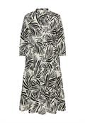 Mittellanges Sommerkleid mit Allover-Print aop