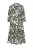 Mittellanges Sommerkleid mit Allover-Print aop