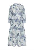 Mittellanges Sommerkleid mit Allover-Print jade aop