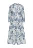 Mittellanges Sommerkleid mit Allover-Print jade aop