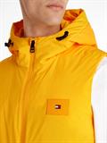 MIX MEDIA HOODED VEST solstice