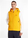 MIX MEDIA HOODED VEST solstice