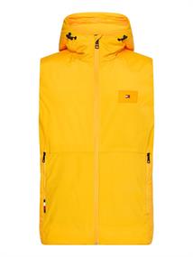 MIX MEDIA HOODED VEST solstice