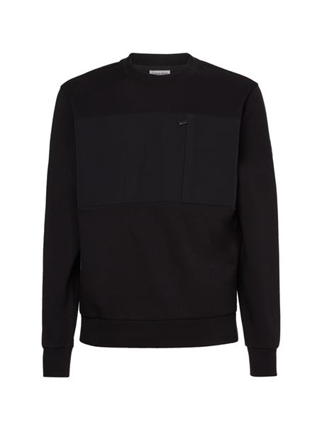 MIX MEDIA REPREVE SWEATSHIRT ck black