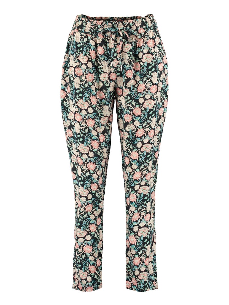 Hailys Damen Hose Win-0915222no.5235 Navy Flower - sommerhose viskose
