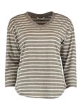 Modell: Shirt Alma taupe-offwhite