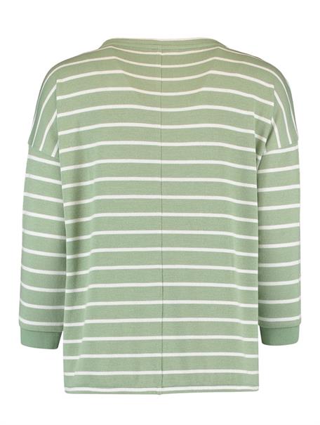Modell: Shirt Tina mid green mel.-white