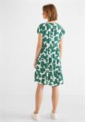 Moderates Kleid mit Print lagoon green