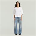 Modern basic relaxed 3\4 sl r t wmn white