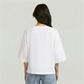 Modern basic relaxed 3\4 sl r t wmn white