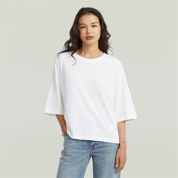 Modern basic relaxed 3\4 sl r t wmn white