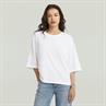Modern basic relaxed 3\4 sl r t wmn white