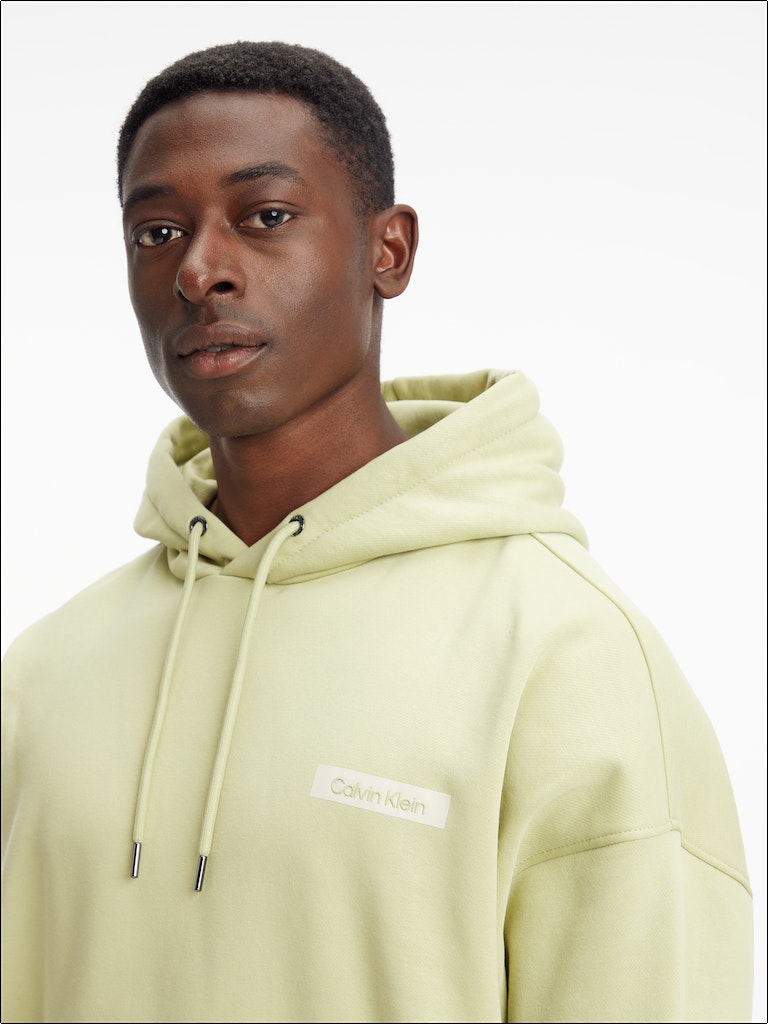 Calvin klein hoodie back print outlet