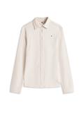 MODERN INTERLOCK REG LS SHIRT heather oatmilk