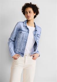 Moderne Jeansjacke heavy bright bleach