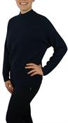 Modischer Pullover mit Stehbündchen night sky