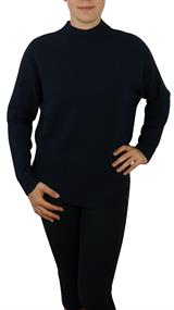 Modischer Pullover mit Stehbündchen night sky