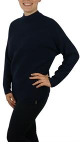 Modischer Pullover mit Stehbündchen night sky