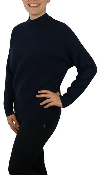 Modischer Pullover mit Stehbündchen night sky