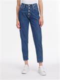 MOM JEAN ANKLE denim dark