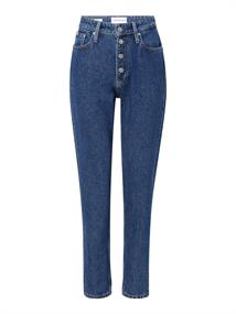 MOM JEAN ANKLE denim dark