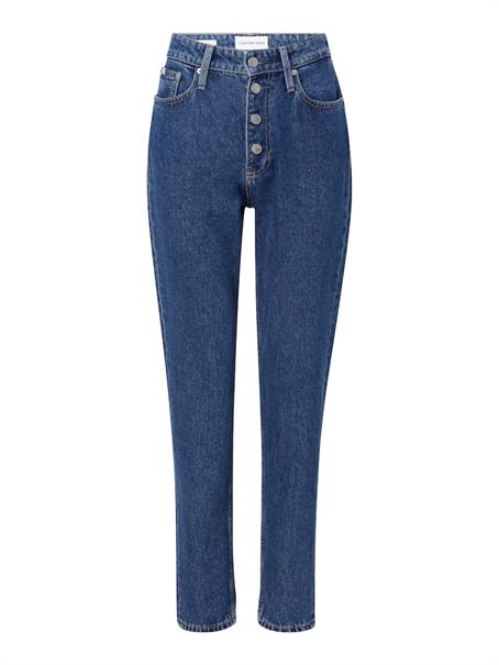 MOM JEAN ANKLE denim dark