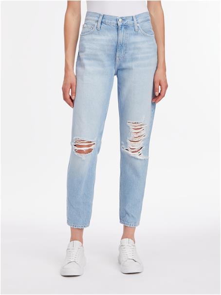 MOM JEAN ANKLE denim light