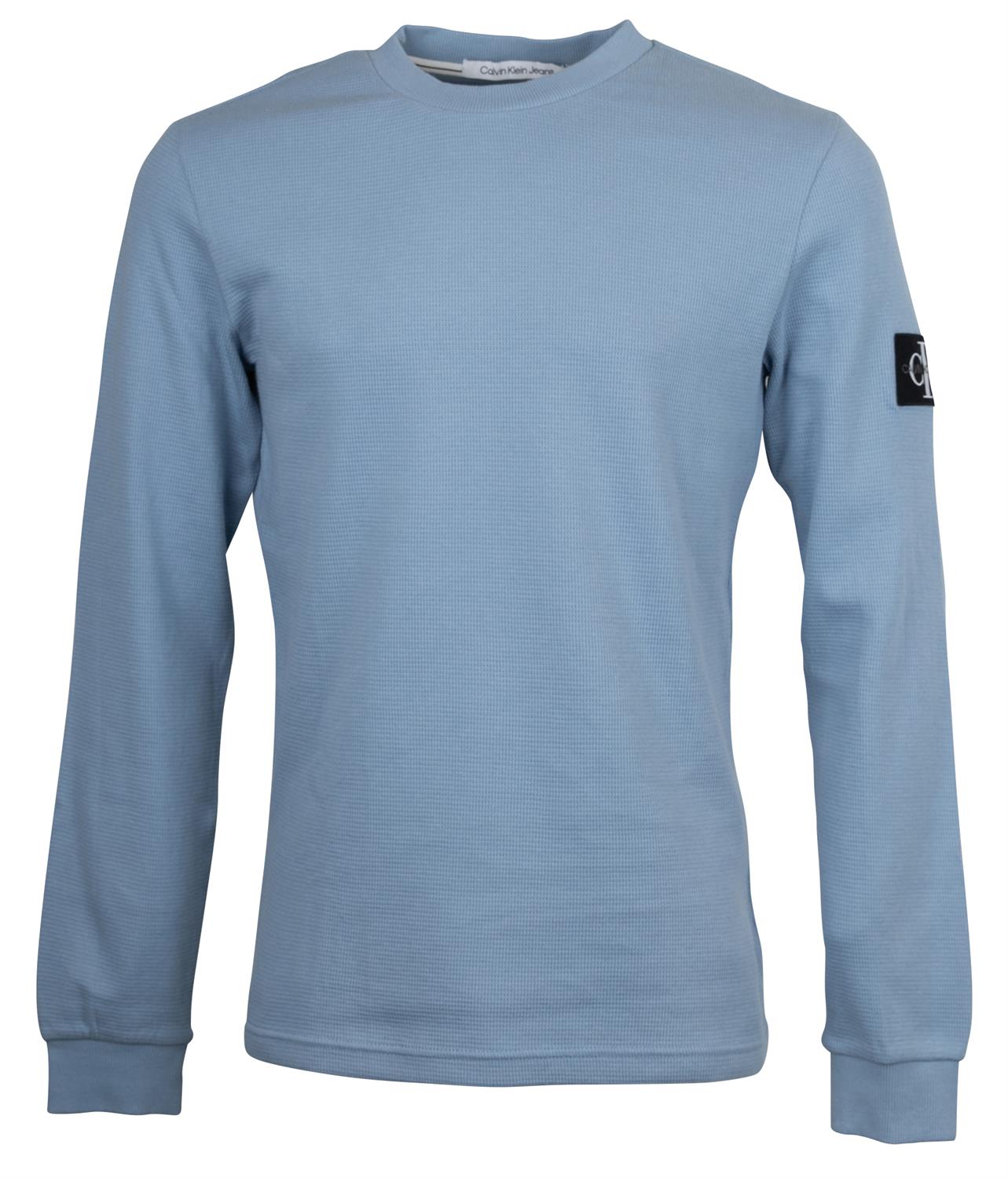 Calvin Klein Jeans Herren Longsleeve Langarmshirt shitake bequem  