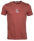 Monogram Logo Tee - T-Shirt aus Baumwolle rot