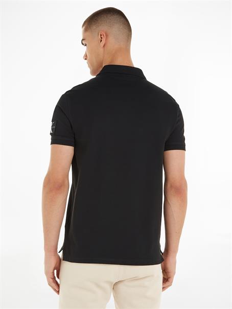 MONOLOGO BADGE POLO ck black