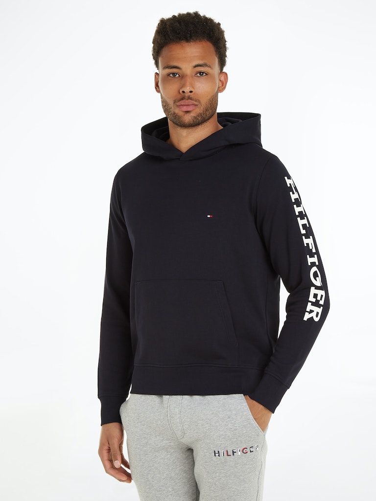 Tommy Hilfiger Herren Sweatshirt MONOTYPE HOODY desert sky bequem online  kaufen bei | Sweatshirts