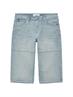 Morris Overknee Shorts light stone blue grey denim