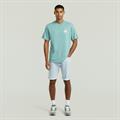 Mosa Short beached faded blue galena