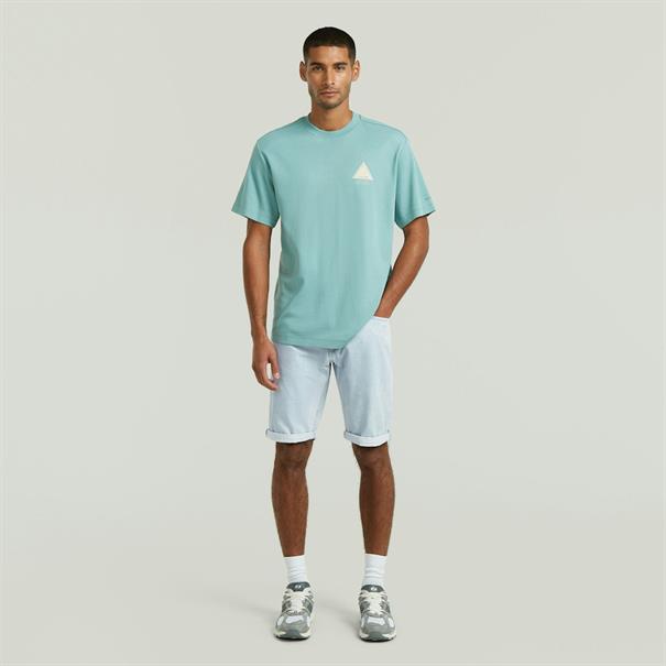 Mosa Short beached faded blue galena